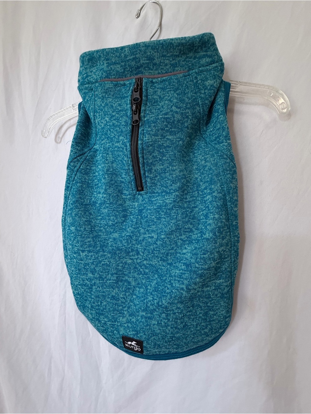 Outdoor Dog Hiking Fleece Vest Kurgo Teal Blue